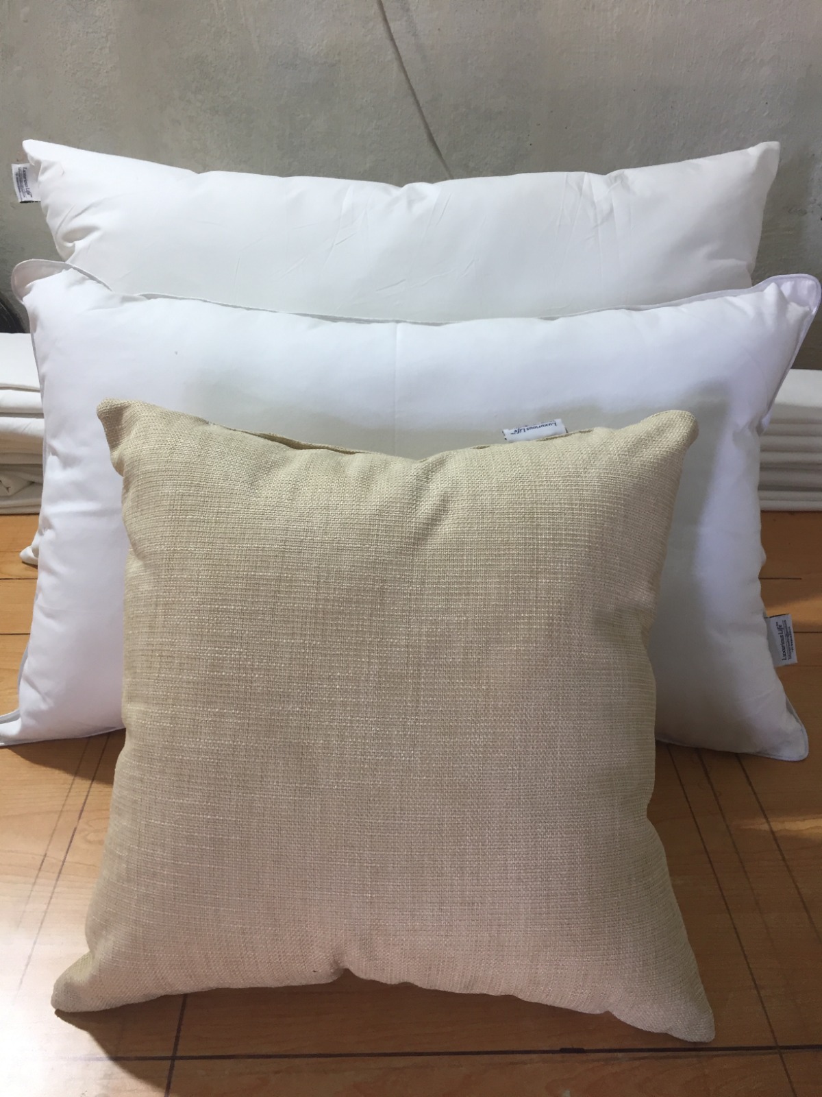 Pillows and Textured Cushion