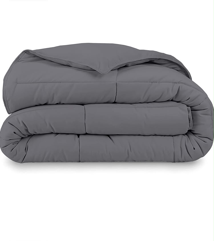 Charcoal Grey Comforter Folded View