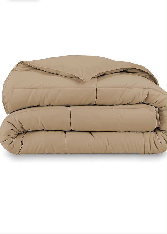 Warm Beige Comforter Folded View